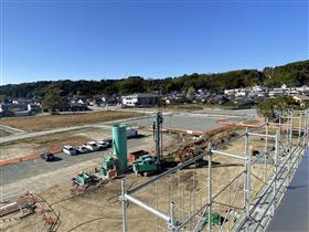 令和2年11月 増築棟建設予定地の画像