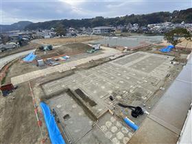 令和3年1月 増築棟建設予定地の画像